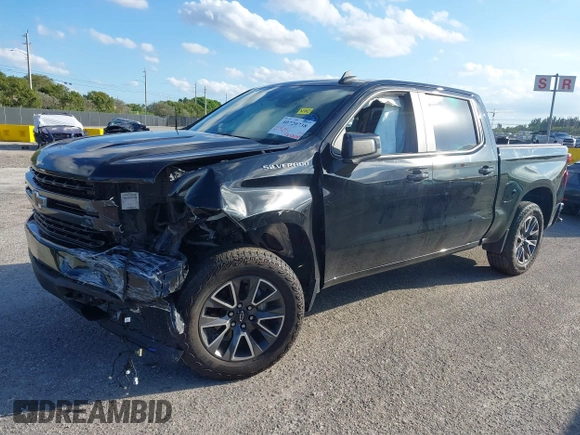 2020 Chevrolet Silverado 1500 RST with VIN 3GCPWDED8LG425742, listed as a IAAI auction lot 40720738 with Not Provided miles and . Bid and sale history available at DreamBid. Image 2.