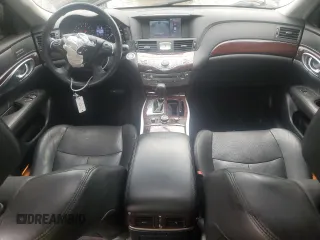 2016 Infiniti Q70 with VIN JN1BY1PRXGM721296, listed as a Copart auction lot 57843995 with 69,747 mi miles and Salvage title. Bid and sale history available at DreamBid. Image 8.