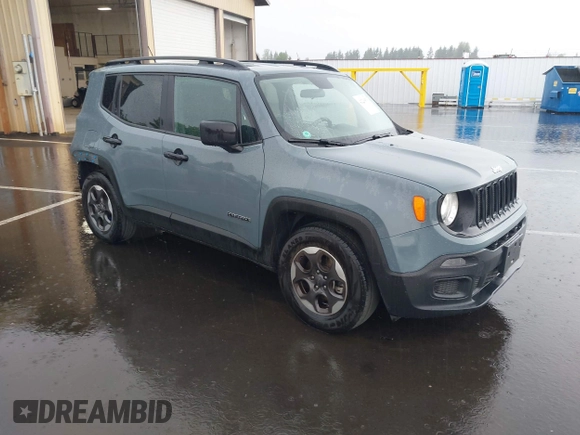 2017 Jeep Renegade Sport with VIN ZACCJAAB6HPF90937, listed as a IAAI auction lot 42226876 with 57,527 mi miles and . Bid and sale history available at DreamBid. Image 1.