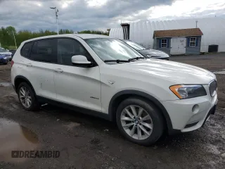 2014 BMW X3 xDrive28i with VIN 5UXWX9C51E0D17523, listed as a Copart auction lot 56364895 with 155,656 mi miles and Clean Title. Bid and sale history available at DreamBid. Image 4.