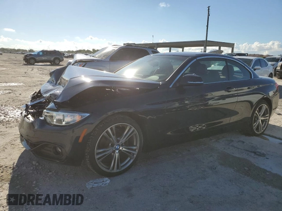 2017 BMW 4 Series 430i xDrive with VIN WBA4U9C3XH5H64601, listed as a Copart auction lot 72721464 with 27,495 mi miles and Salvage title. Bid and sale history available at DreamBid. Image 1.