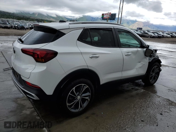 2020 Buick Encore GX Select with VIN KL4MMESL0LB065573, listed as a Copart auction lot 56835405 with 91,200 mi miles and Salvage title. Bid and sale history available at DreamBid. Image 3.
