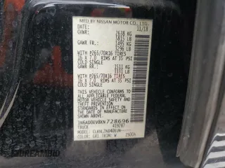 2019 Nissan Frontier SV z VIN 1N6AD0EV8KN728696, wystawiony jako Copart lot #54712705 z przebiegiem 85 462 mil mil oraz Szkoda całkowita • Salvage title. Historia ofert i sprzedaży dostępna na DreamBid. Obrazek 12.