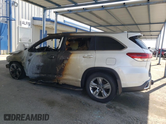 2018 Toyota Highlander Limited с VIN 5TDDZRFH0JS907340, выставлен на аукционе Copart как лот 62145195 с пробегом Не указан миль и На запчасти • Non repairable. История ставок и продаж доступна на DreamBid. Изображение 2.