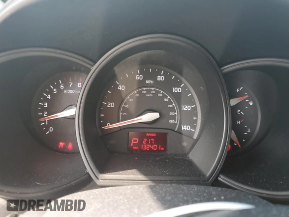 2016 Kia Rio LX with VIN KNADM4A33G6651343, listed as a Copart auction lot 74625764 with 132,401 mi miles and Salvage Title. Bid and sale history available at carsss.com. Image 9.
