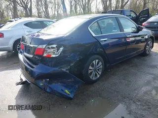 2015 Honda Accord LX with VIN 1HGCR2F31FA215827, listed as a IAAI auction lot 41908987 with 123,113 mi miles and . Bid and sale history available at carsss.com. Image 4.