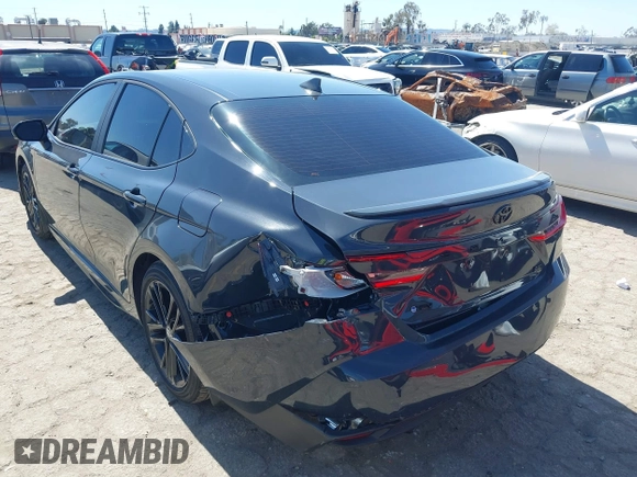 2025 Toyota Camry LE with VIN 4T1DAACK9SU070427, listed as a IAAI auction lot 41814689 with 2,934 mi miles and . Bid and sale history available at DreamBid. Image 3.