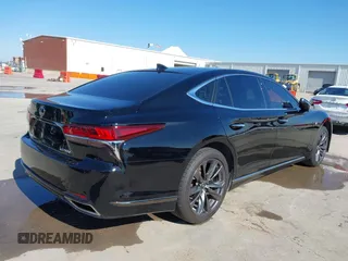 2018 Lexus LS with VIN JTHB51FFXJ5002269, listed as a IAAI auction lot 41424288 with 67,748 mi miles. Bid and sale history available at carsss.com. Image 4.