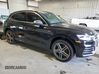 2018 Audi SQ5 Premium Plus with VIN WA1A4AFY7J2119403, listed as a Copart auction lot 88798535 with Not Provided miles and Salvage Title. Bid and sale history available at DreamBid. Image 4.