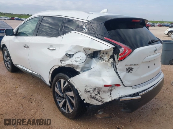 2018 Nissan Murano SV with VIN 5N1AZ2MG9JN167292, listed as a IAAI auction lot 42007243 with 141,191 mi miles and . Bid and sale history available at carsss.com. Image 6.