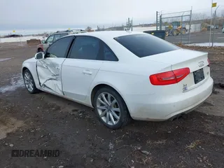 2013 Audi A4 Premium Plus with VIN WAUFFAFLXDN046666, listed as a IAAI auction lot 41074023 with 92,092 mi miles and . Bid and sale history available at DreamBid. Image 3.