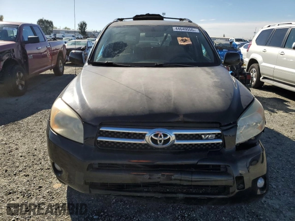 2007 Toyota RAV4 Limited with VIN JTMZK31V076005574, listed as a Copart auction lot 44649555 with 0 mi miles and Clean Title. Bid and sale history available at carsss.com. Image 5.