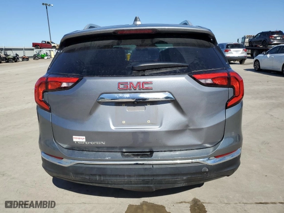 2020 GMC Terrain SLT with VIN 3GKALPEV6LL328284, listed as a Copart auction lot 48424005 with 0 mi miles and Salvage Title. Bid and sale history available at carsss.com. Image 6.