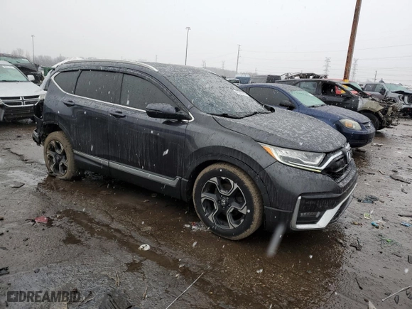 2017 Honda CR-V Touring with VIN 2HKRW2H90HH632306, listed as a Copart auction lot 46893395 with 103,490 mi miles and Salvage Title. Bid and sale history available at carsss.com. Image 4.