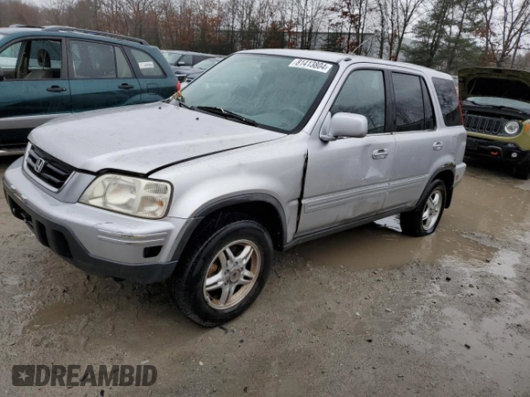 2001 Honda CR-V SE with VIN JHLRD18731S011554, listed as a Copart auction lot 81413804 with 110,604 mi miles and Non Repairable. Bid and sale history available at carsss.com. Image 1.