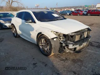 2017 Infiniti QX30 Sport with VIN SJKCH5CP7HA031762, listed as a IAAI auction lot 41166653 with 87,739 mi miles and . Bid and sale history available at DreamBid. Image 1.