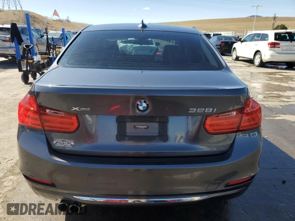 2015 BMW 3 Series 328i xDrive with VIN WBA3B3C50FF548227, listed as a Copart auction lot 48989675 with 80,410 mi miles and Salvage Title. Bid and sale history available at carsss.com. Image 6.