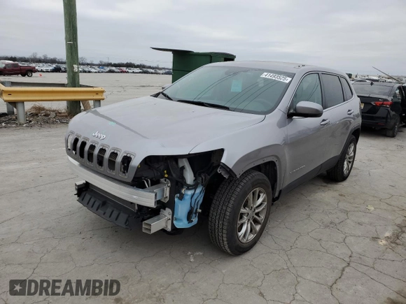 2021 Jeep Cherokee 80th Anniversary with VIN 1C4PJMMX9MD231049, listed as a Copart auction lot 41493525 with 36,430 mi miles and Salvage title. Bid and sale history available at DreamBid. Image 1.