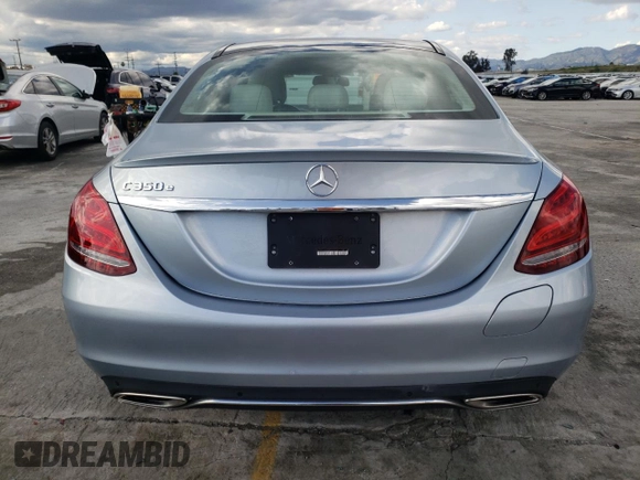 2017 Mercedes-Benz C 350e with VIN 55SWF4HB2HU227658, listed as a Copart auction lot 46088444 with 41,619 mi miles and . Bid and sale history available at DreamBid. Image 6.