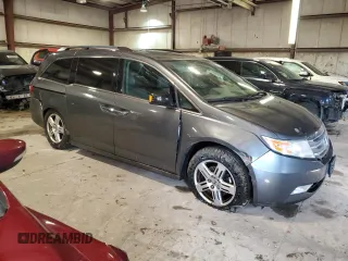 2013 Honda Odyssey Touring with VIN 5FNRL5H95DB012005, listed as a Copart auction lot 46259115 with 195,534 mi miles and Salvage Title. Bid and sale history available at carsss.com. Image 4.
