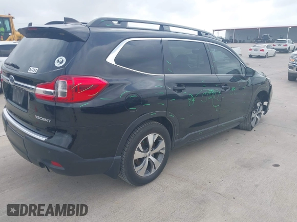 2021 Subaru Ascent Premium with VIN 4S4WMAFD3M3454662, listed as a IAAI auction lot 41965236 with 74,738 mi miles and . Bid and sale history available at DreamBid. Image 4.