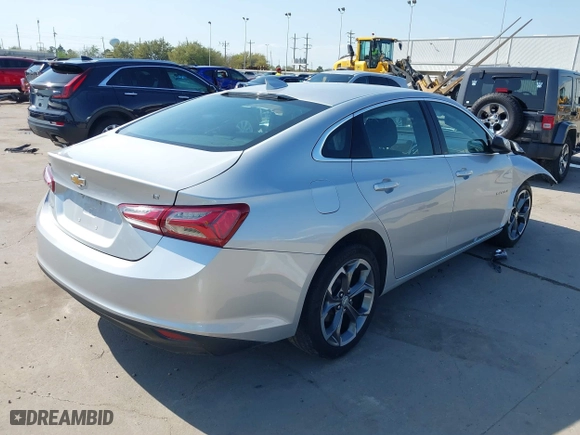 2021 Chevrolet Malibu LT with VIN 1G1ZD5ST1MF064320, listed as a IAAI auction lot 41866613 with 81,220 mi miles. Bid and sale history available at carsss.com. Image 4.