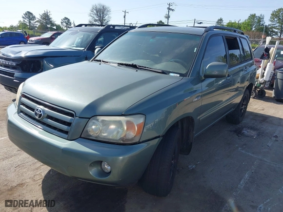 2004 Toyota Highlander with VIN JTEEP21A340048257, listed as a IAAI auction lot 41940474 with 255,423 mi miles. Bid and sale history available at carsss.com. Image 2.