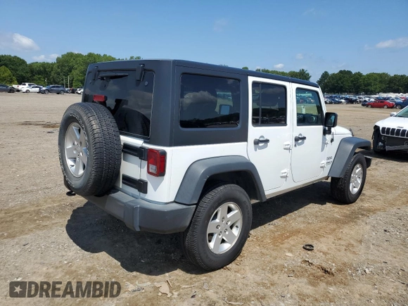 2017 Jeep Wrangler Unlimited Sport with VIN 1C4BJWDG3HL506870, listed as a Copart auction lot 61603535 with 189,636 mi miles and Clean title. Bid and sale history available at DreamBid. Image 3.