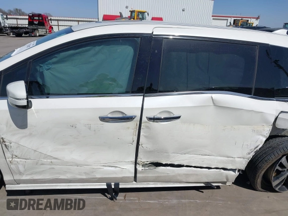 2019 Honda Odyssey Elite with VIN 5FNRL6H99KB091617, listed as a IAAI auction lot 41719807 with 93,775 mi miles and . Bid and sale history available at DreamBid. Image 15.