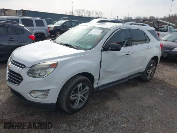 2016 Chevrolet Equinox LTZ with VIN 2GNFLGEK1G6191313, listed as a IAAI auction lot 41746077 with 161,904 mi miles. Bid and sale history available at carsss.com. Image 2.