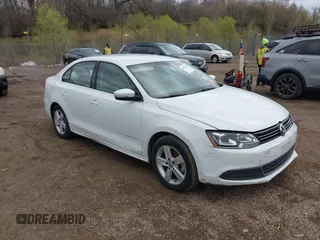 2014 Volkswagen Jetta TDI w/Premium with VIN 3VWLL7AJ5EM416017, listed as a IAAI auction lot 41859544 with 134,682 mi miles and . Bid and sale history available at DreamBid. Image 1.