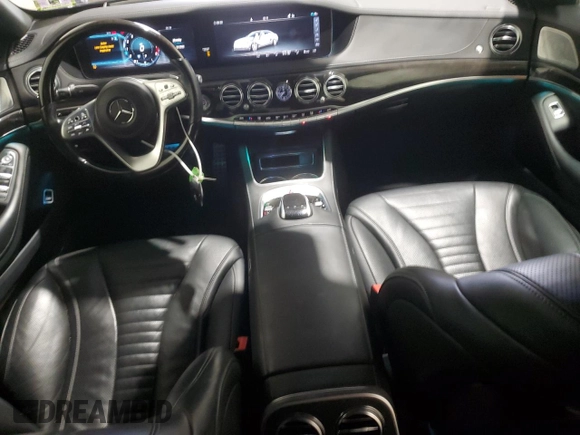 2019 Mercedes-Benz S 560 with VIN WDDUG8GB3KA432779, listed as a Copart auction lot 44884365 with 73,498 mi miles and Salvage Title. Bid and sale history available at DreamBid. Image 8.