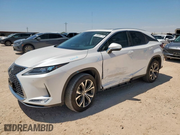 2022 Lexus RX 350 with VIN 2T2HZMAA3NC248761, listed as a Copart auction lot 60498775 with 9,157 mi miles and Salvage title. Bid and sale history available at DreamBid. Image 1.