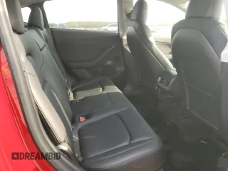 2021 Tesla Model Y Long Range with VIN 5YJYGDEE6MF258475, listed as a Copart auction lot 51347335 with 0 mi miles and Salvage Title. Bid and sale history available at carsss.com. Image 11.