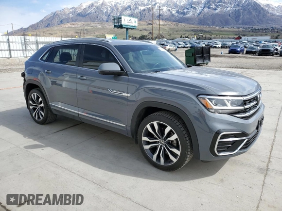 2021 Volkswagen Atlas SEL with VIN 1V2SE2CA8MC219429, listed as a Copart auction lot 51697165 with 70,788 mi miles and Salvage title. Bid and sale history available at DreamBid. Image 4.