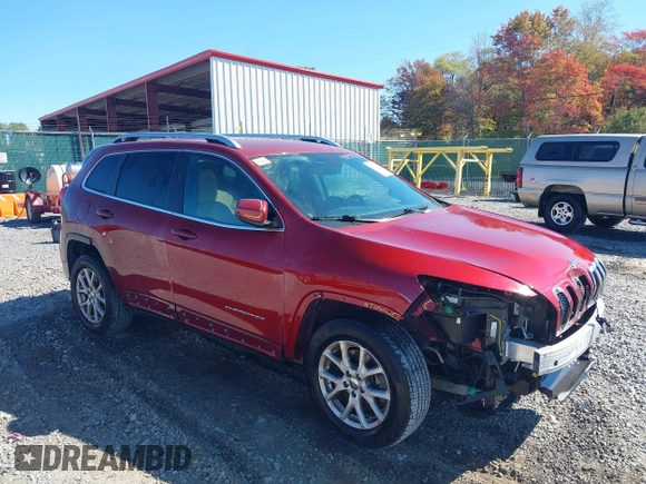 2016 Jeep Cherokee Latitude with VIN 1C4PJMCB2GW153972, listed as a IAAI auction lot 40579489 with 130,176 mi miles. Bid and sale history available at carsss.com. Image 1.