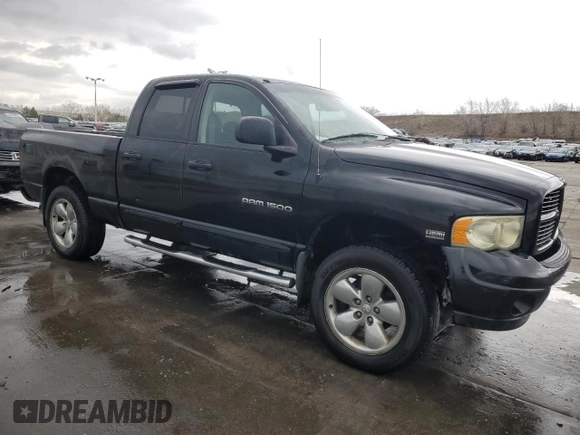 2005 Dodge 1500 SLT with VIN 1D7HU18D65S146263, listed as a Copart auction lot 52036505 with Not Provided miles and Salvage Title. Bid and sale history available at carsss.com. Image 4.