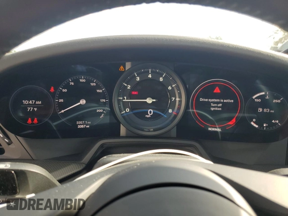 2024 Porsche 911 Carrera S with VIN WP0AB2A94RS219603, listed as a Copart auction lot 77205934 with 3,357 mi miles and Salvage Title. Bid and sale history available at carsss.com. Image 9.