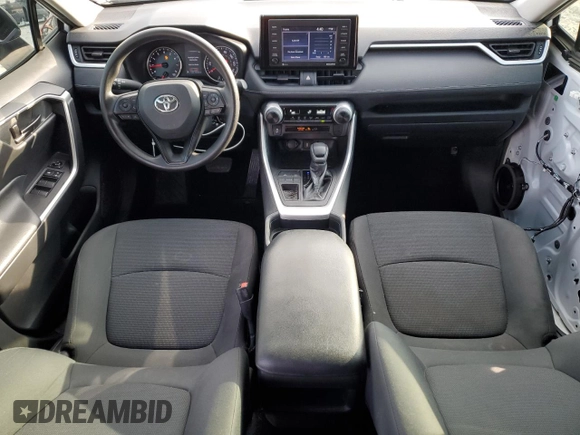 2020 Toyota RAV4 LE with VIN 2T3H1RFV5LW077096, listed as a Copart auction lot 44805125 with 46,181 mi miles and Salvage Title. Bid and sale history available at DreamBid. Image 8.