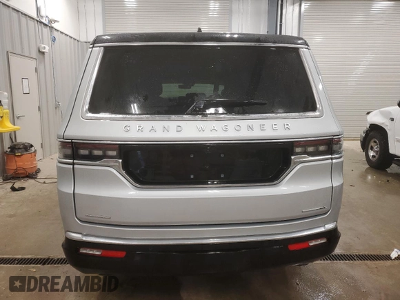 2023 Jeep Grand Wagoneer Series II with VIN 1C4SJSFP2PS556878, listed as a Copart auction lot 83029574 with 34,592 mi miles and Salvage title. Bid and sale history available at DreamBid. Image 6.