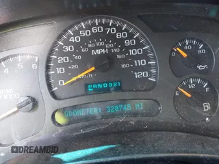 2003 Chevrolet Silverado 1500HD LS with VIN 1GCGC13U13F185851, listed as a IAAI auction lot 41941718 with 320,745 mi miles and . Bid and sale history available at DreamBid. Image 7.