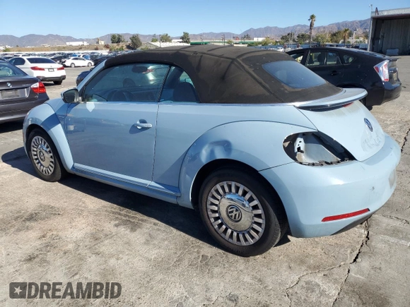 2013 Volkswagen Beetle 2.5L with VIN 3VW5P7AT9DM812173, listed as a Copart auction lot 78222574 with 153,702 mi miles and Salvage Title. Bid and sale history available at DreamBid. Image 2.