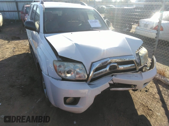 2007 Toyota 4Runner SR5 with VIN JTEZU14R178083911, listed as a IAAI auction lot 35155889 with 271,415 mi miles. Bid and sale history available at carsss.com. Image 6.
