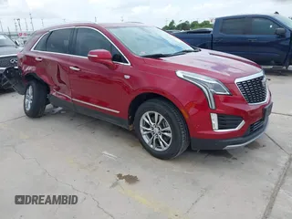 2020 Cadillac XT5 Premium Luxury FWD with VIN 1GYKNCRS8LZ228516, listed as a IAAI auction lot 42409513 with 54,765 mi miles and . Bid and sale history available at DreamBid. Image 1.