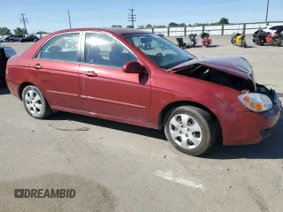 2007 Kia Spectra EX with VIN KNAFE121575449935, listed as a Copart auction lot 61509034 with 134,162 mi miles and Salvage Title. Bid and sale history available at carsss.com. Image 4.