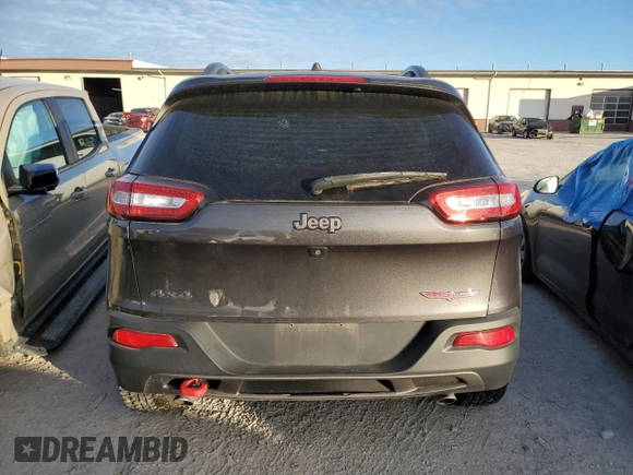 2016 Jeep Cherokee Trailhawk with VIN 1C4PJMBS7GW288639, listed as a Copart auction lot 84059884 with 76,169 mi miles and Non repairable. Bid and sale history available at DreamBid. Image 6.