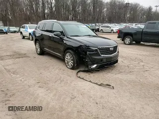 2021 Cadillac XT6 Premium Luxury with VIN 1GYKPDRS0MZ204101, listed as a Copart auction lot 45460135 with 20,104 mi miles and Salvage title. Bid and sale history available at DreamBid. Image 14.
