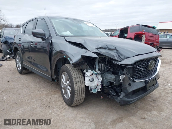 2023 Mazda CX-5 2.5 S Select Package with VIN JM3KFBBMXP0237017, listed as a IAAI auction lot 41207448 with 26,345 mi miles. Bid and sale history available at carsss.com. Image 1.