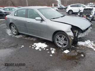 2005 Infiniti G35 z VIN JNKCV51F55M303885, wystawiony jako IAAI lot #41536355 z przebiegiem 174 499 mil mil oraz . Historia ofert i sprzedaży dostępna na DreamBid. Obrazek 1.