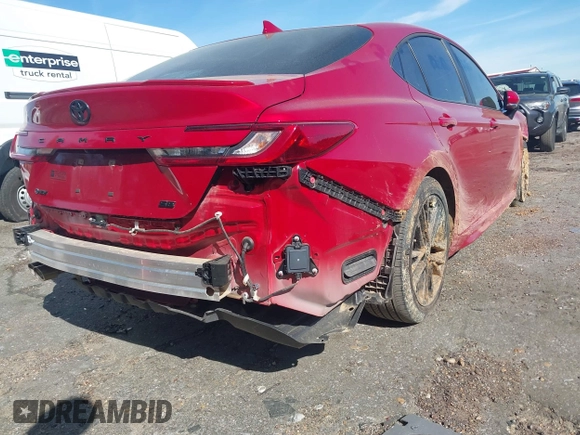 2025 Toyota Camry LE with VIN 4T1DAACK8SU010686, listed as a IAAI auction lot 41794721 with 8,080 mi miles and . Bid and sale history available at DreamBid. Image 19.